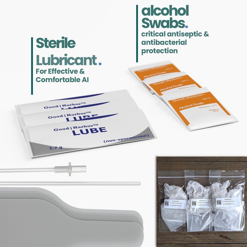 Canine Artificial Insemination Kit - 3 Pack, Medium & Large Breed Essentials