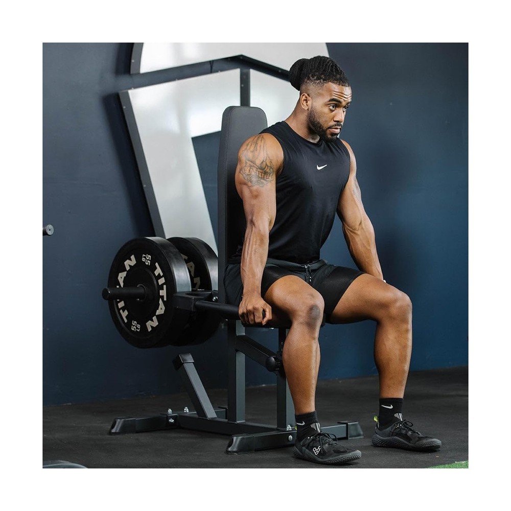 Plate Loaded Seated Dip Machine, 200 LB Capacity, Adjustable Seat & Backrest