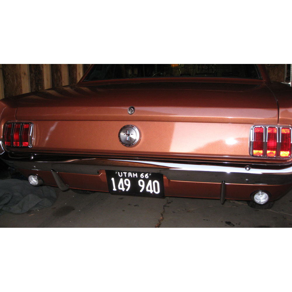 CJ Classics Rear Bumper Chrome Mustang 1965-1966