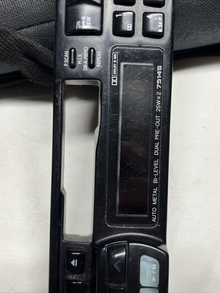 Alpine 7514S Faceplate Detachable Replacement Cassette