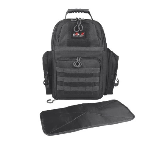 Val-R Modular Tactical Range Pistol Backpack in Black