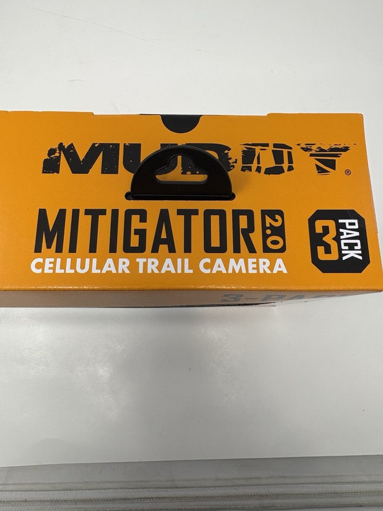 Muddy Mitigator 2.0 Cellular Trail Camera 3-Pack - 24MP 80ft Range NEW SEALED