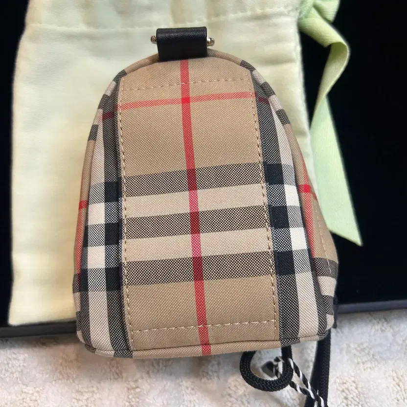 Burberry Mini Backpack Keyring / Bag Charm