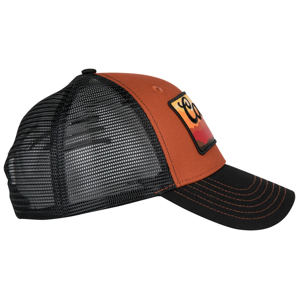Coors Western Sunset Patch Adjustable Trucker Hat Multi-Color