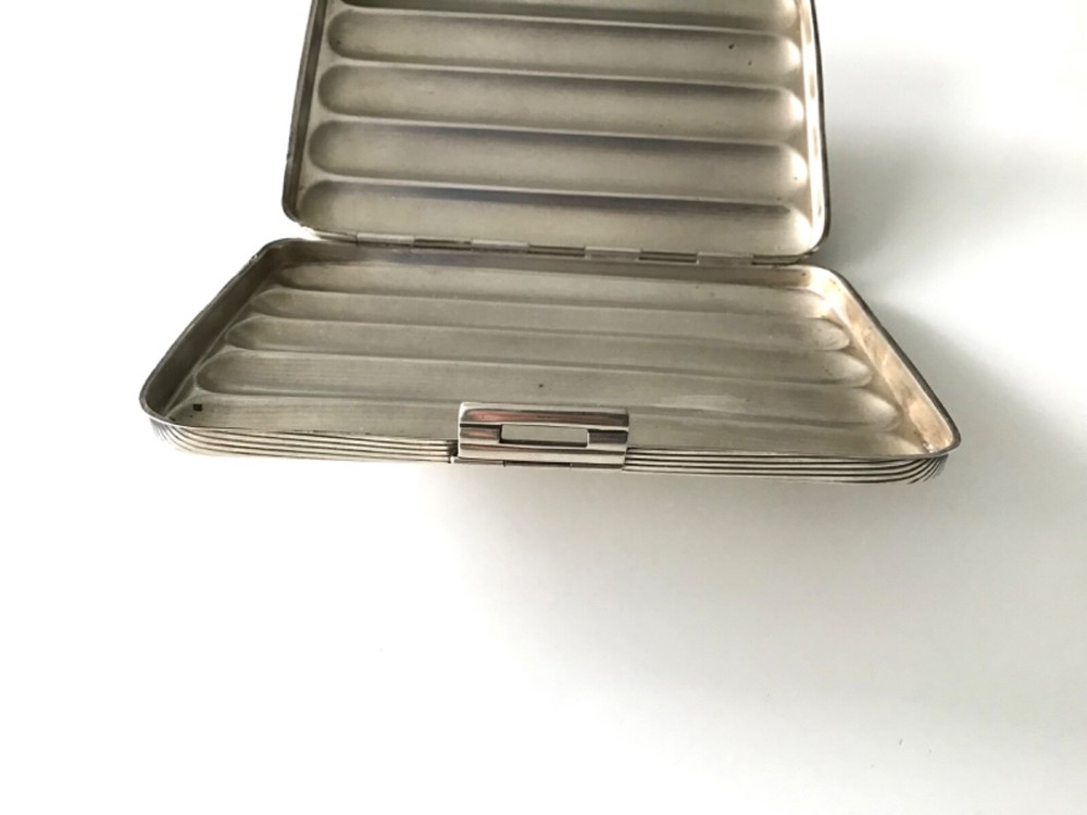 Antique Germany German Solid 835 silver cigar box