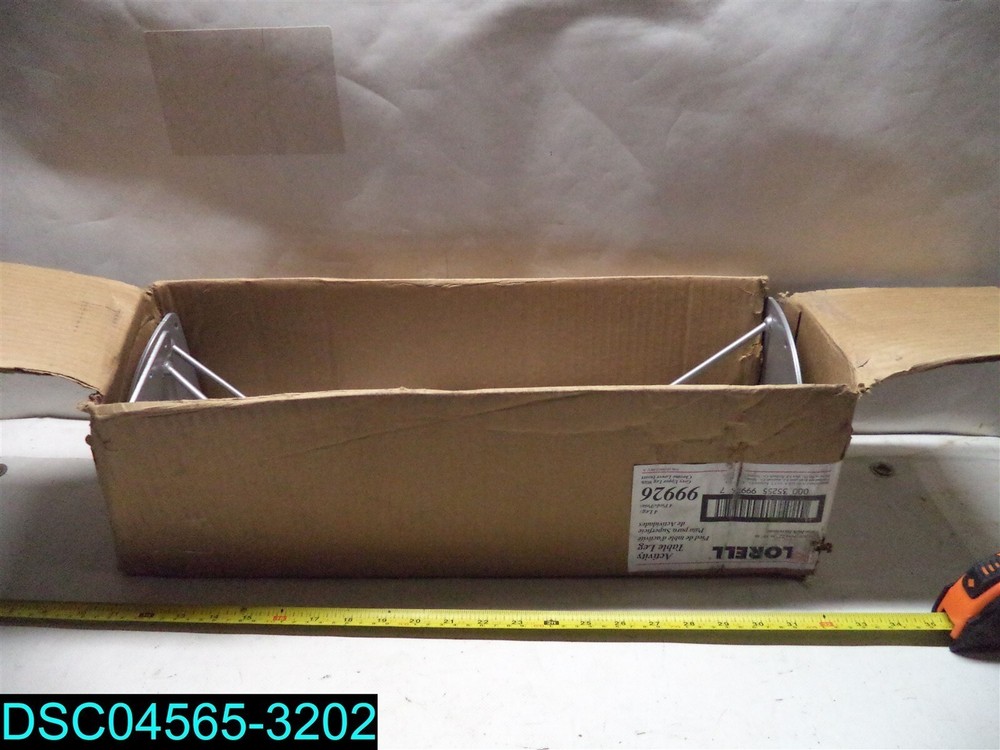 Lorell Activity Table Leg Kit Only, 4/CT, Silver LLR99926