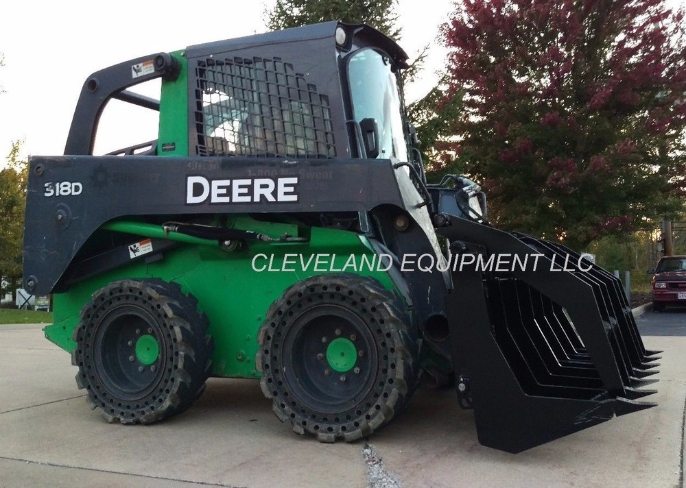 NEW 84" SEVERE-DUTY ROOT GRAPPLE RAKE ATTACHMENT Skid-Steer Loader Clam-shell 7'