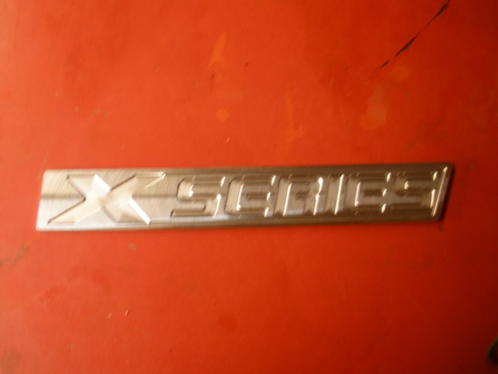 Mastercraft Series "X" Alumnium Emblem