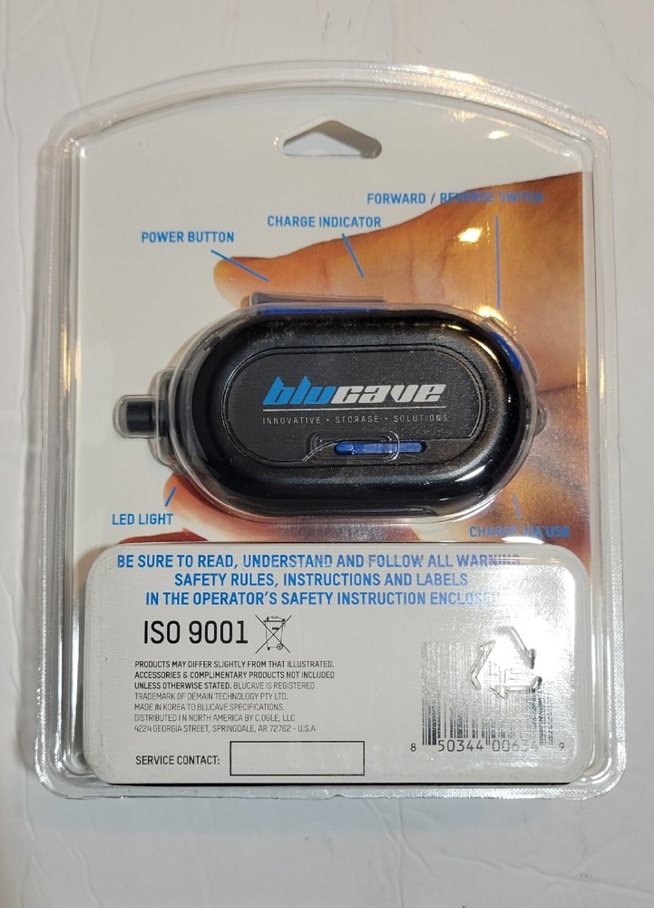 BluCave Compact Power Driver - 3.7V Rechargeable Screwdriver