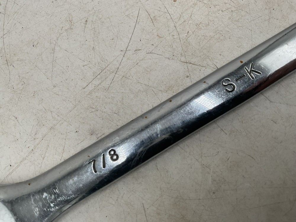 SK HAND TOOLS 88228 7/8" 12 POINT STANDARD CHROME COMBINATION WRENCH