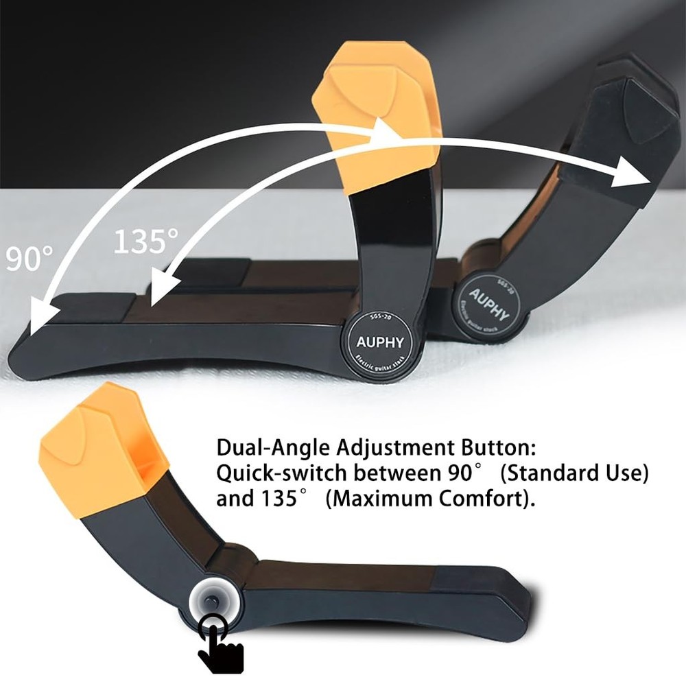 Adjustable Electric Guitar Holder for Comfortable Seated Playing Support