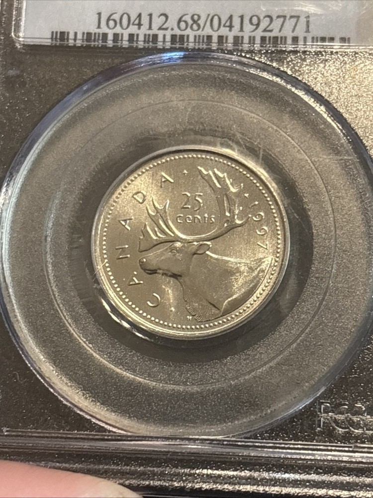 1997 Canada Quarter Pcgs Ms68 Canadian 25C Uncirculated