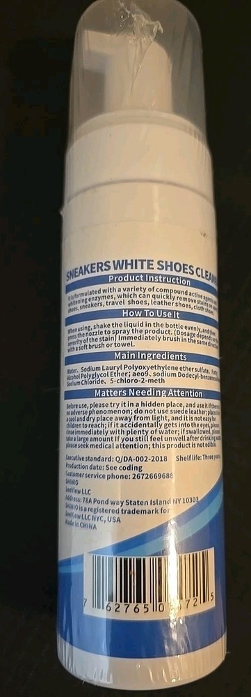 Foaming White Sneaker Cleaner