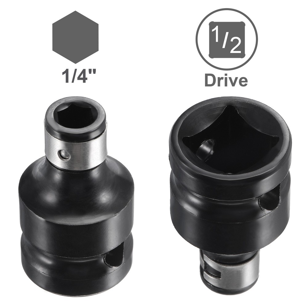 2-13mm Capacity 1/2-20UNF Keyless Drill Chuck Machine Adapter 1/2" Socket