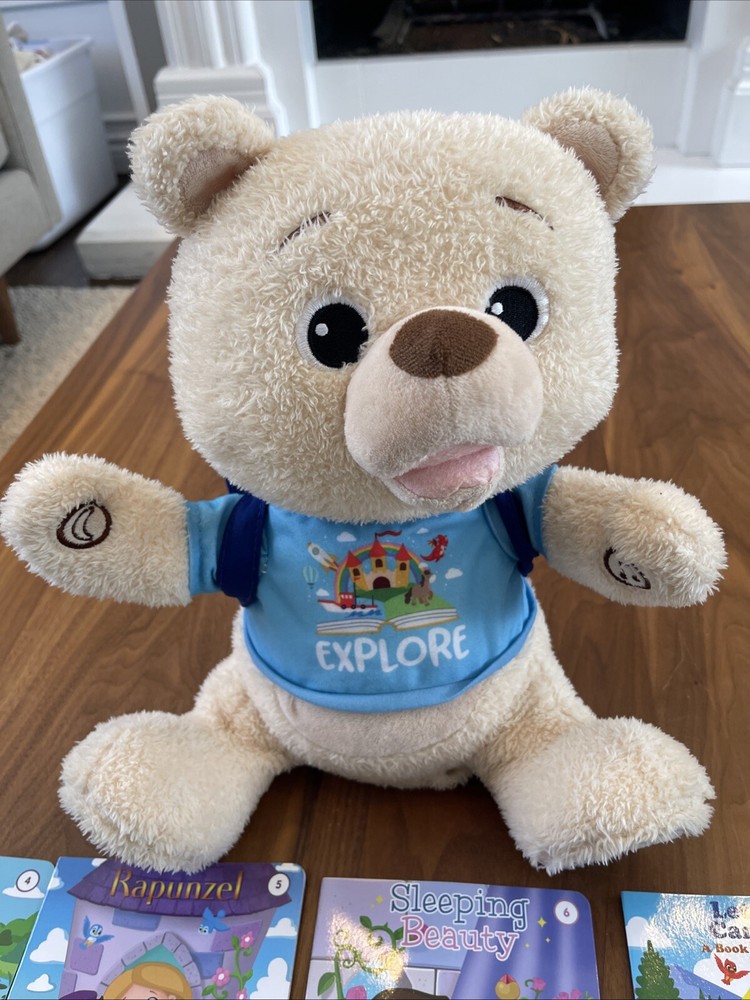 Spark Create Imagine Interactive Learning Plush Bear for Child Recites 8 Stories