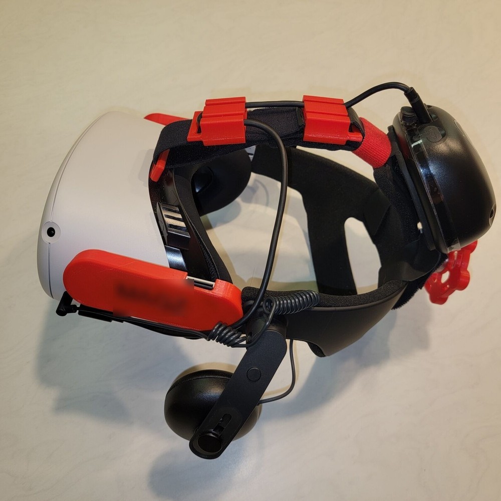VR Power X2 Cable Management for DAS Vive Deluxe Audio Strap