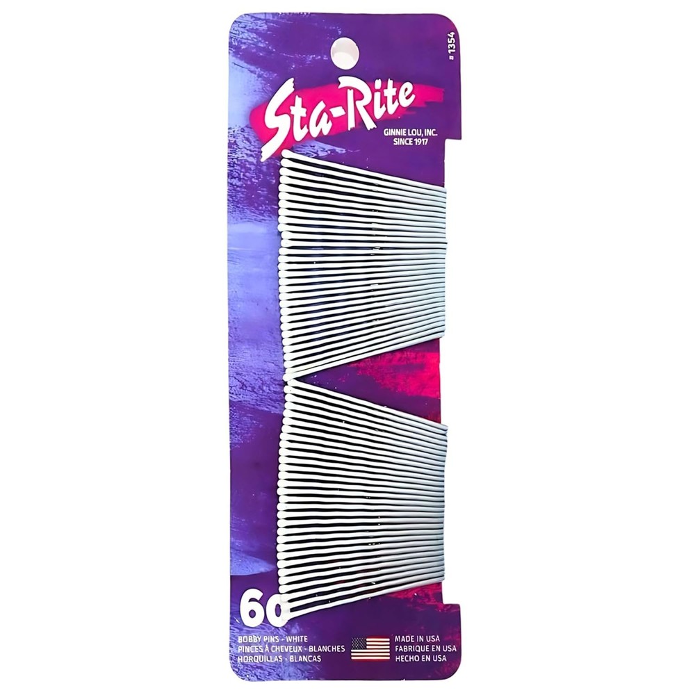 White Bobby Pins - 60 count