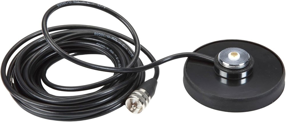 Efficient MicroMobile Mag Mount Antenna - Includes Batteries for Instant Use