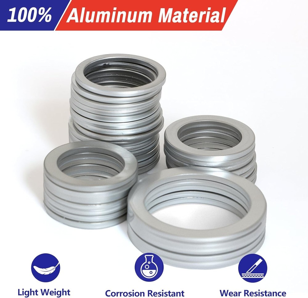 Aluminum Crush Washer Assortment Kit 18 Sizes