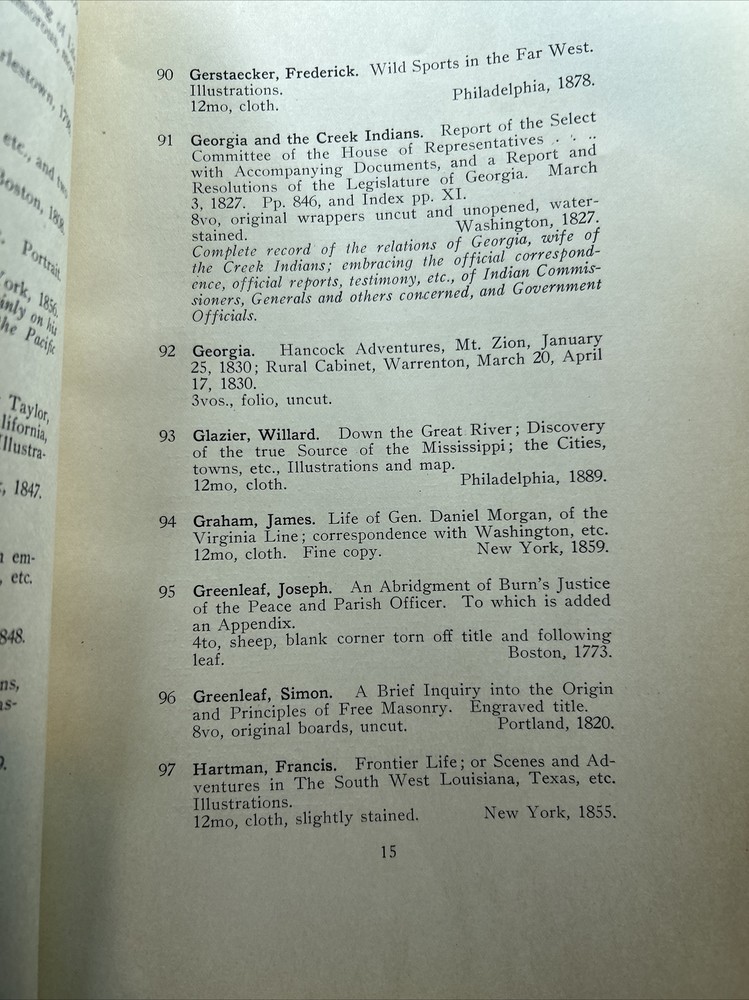 Henkels Catalog: First Edition Books- May 7, 1929