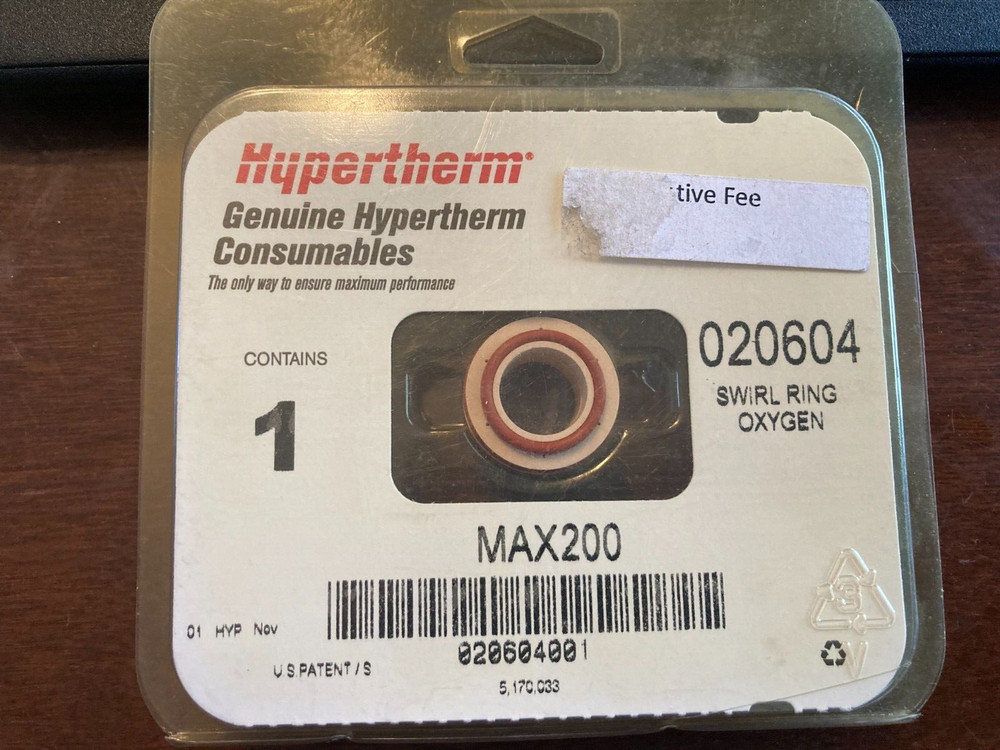 1 Hypertherm 020604 Swirl Ring Oxygen
