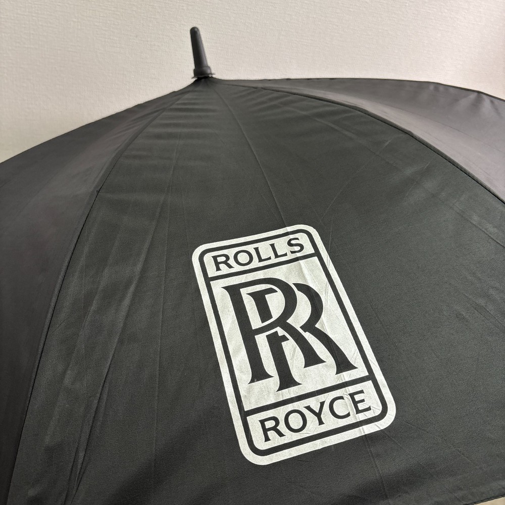 RR Black Umbrella Fully Automatic Umbrella 120cm 8 Parent Fold Import