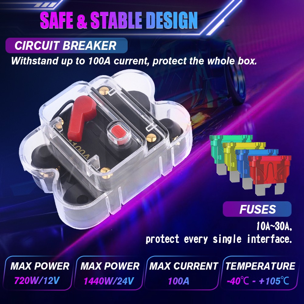 Colight 6/8/12 Gang RGB Wireless Switch Panel LED Light Circuit Relay System