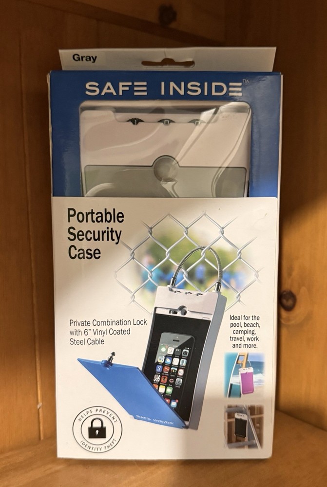 Safe Inside Portable Security Case With Combination Lock 4500 NIB