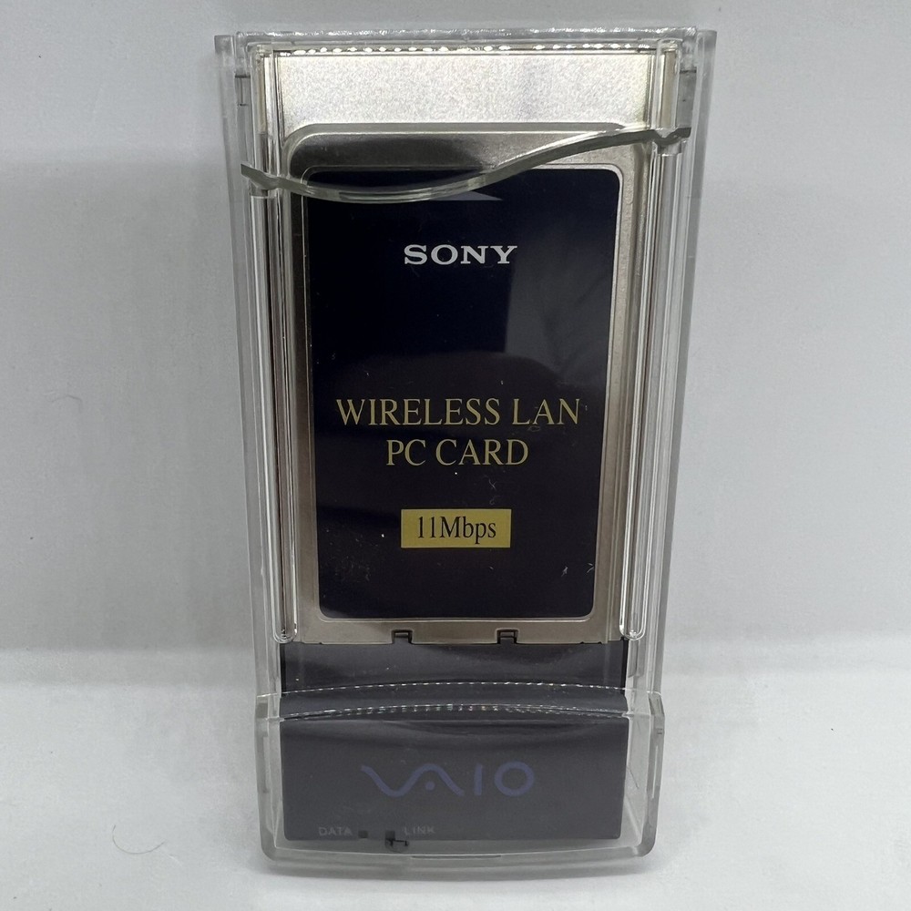 Sony Wireless LAN PC Card 11 MBPS + Manual
