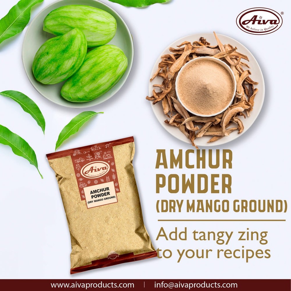 Aiva Dry Mango Ground (Amchur Powder) 7 OZ