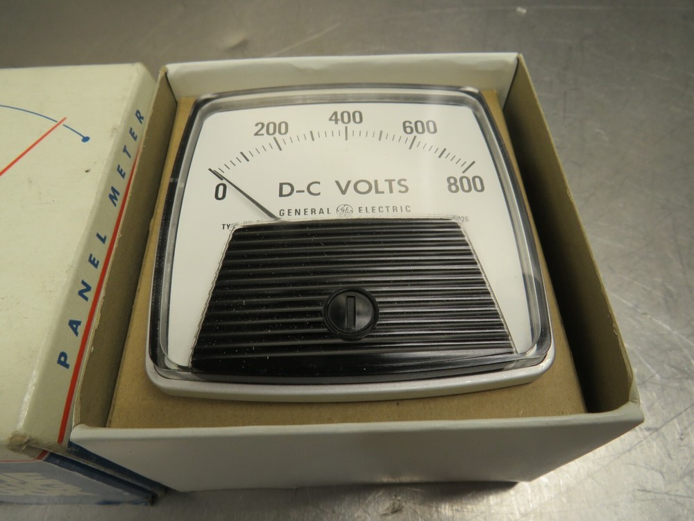 GE D0-91V1BD2 800V 518X26 D-C Volt Meter