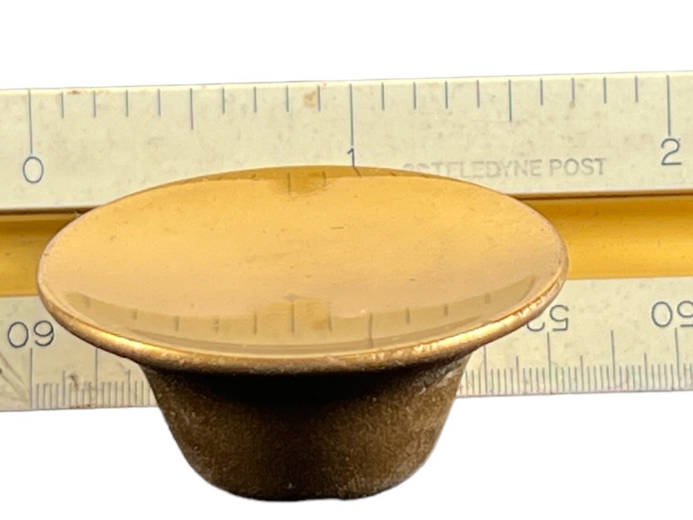 Vintage MCM Hardware Set Of Four Gold Toned Knobs Pulls