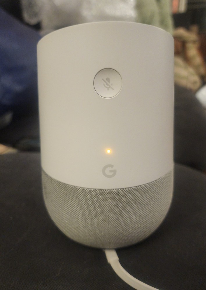 Google Home Smart Speaker with Google Assistant - White/Slate - Tested & Working