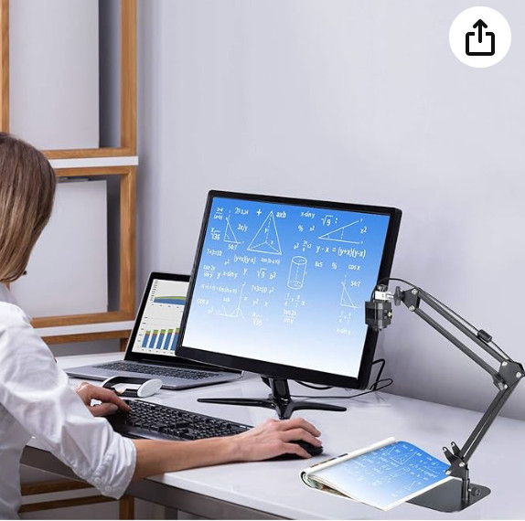 Document Camera for Teaching, USB Webcam for Distance Learning, Video Conference