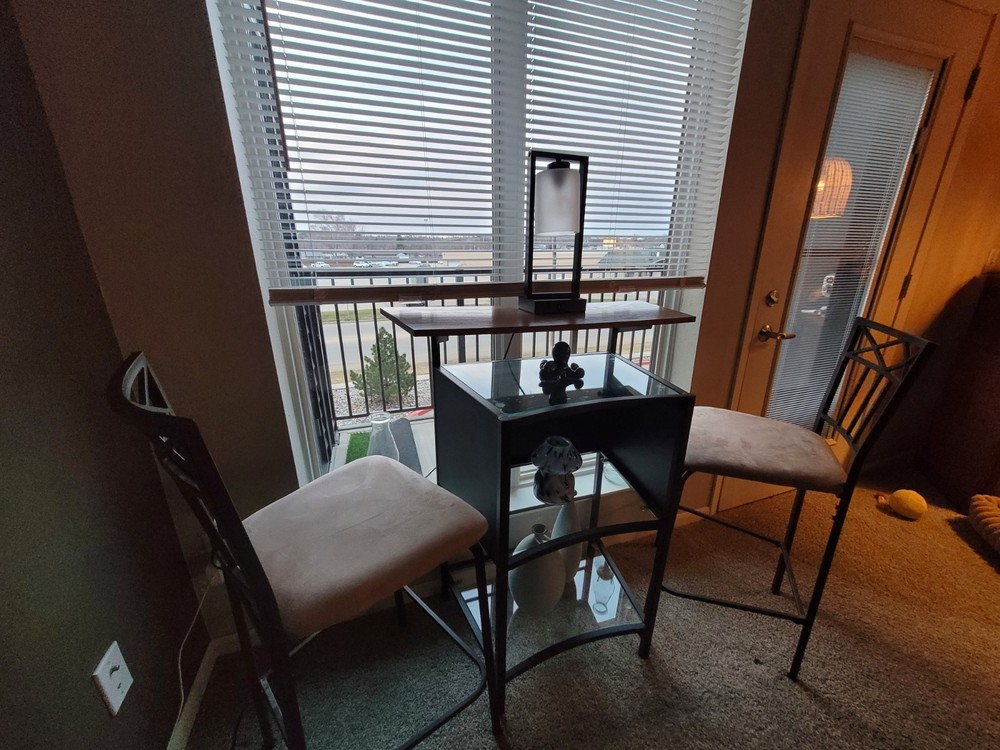 Pub Table And 2 Chairs Set -  Barely Used