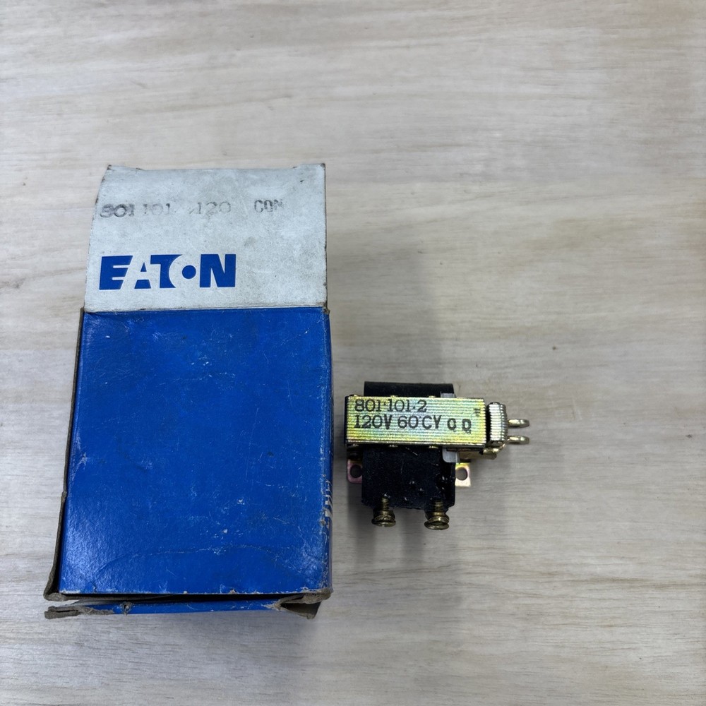 Eaton 801-101 2 120 VOLT COIL NIB