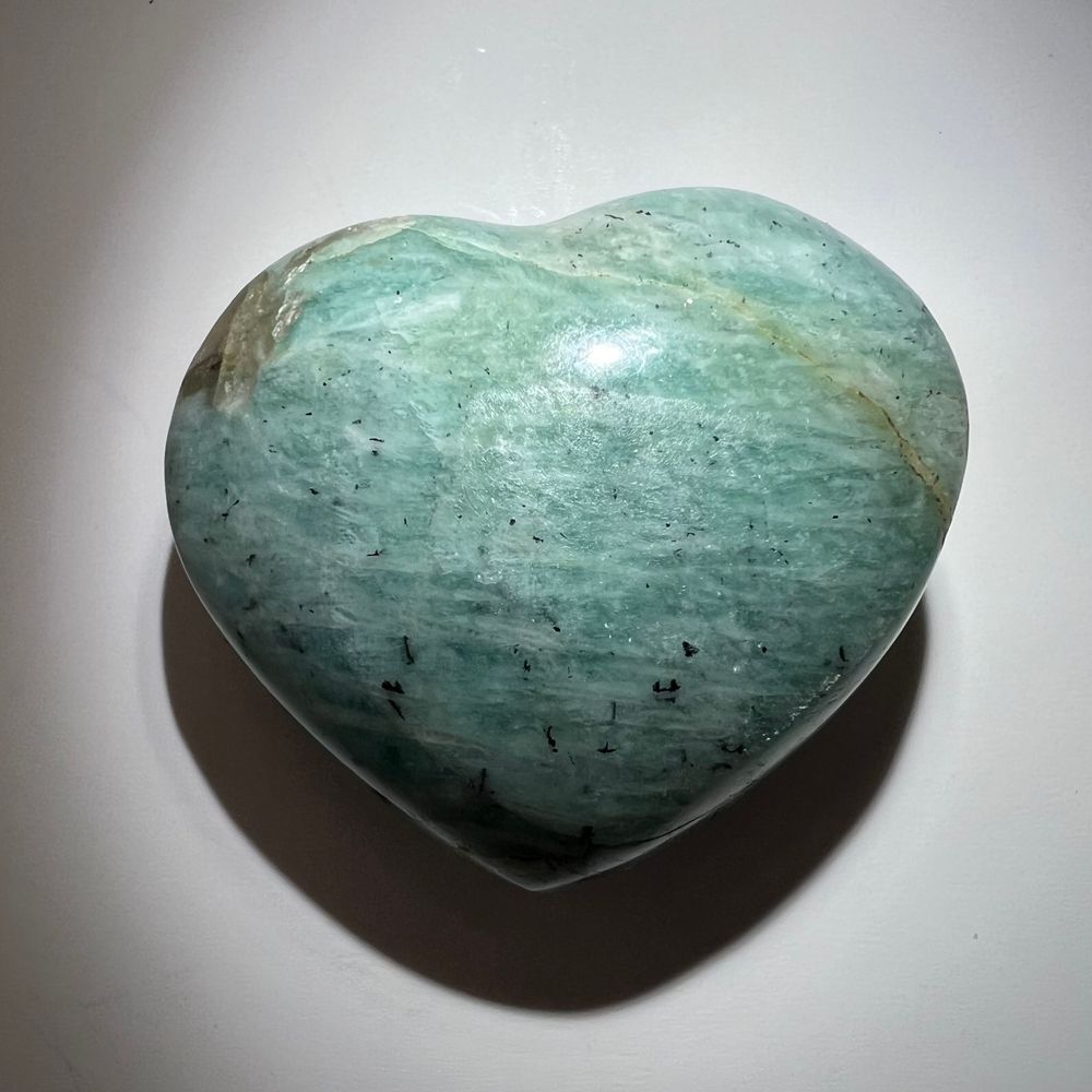Amazonite Heart Carving (2)