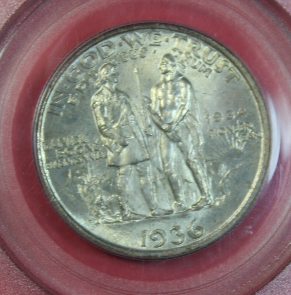 1936-P BOONE COMMEMORATIVE HALF DOLLAR PCGS MS65 *OGH*