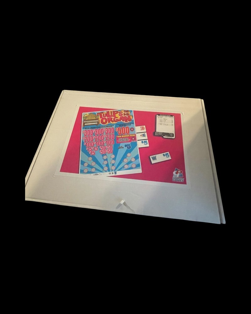 Jar Pull Tabs Game - Big Daddy board - Tulips on an Organ