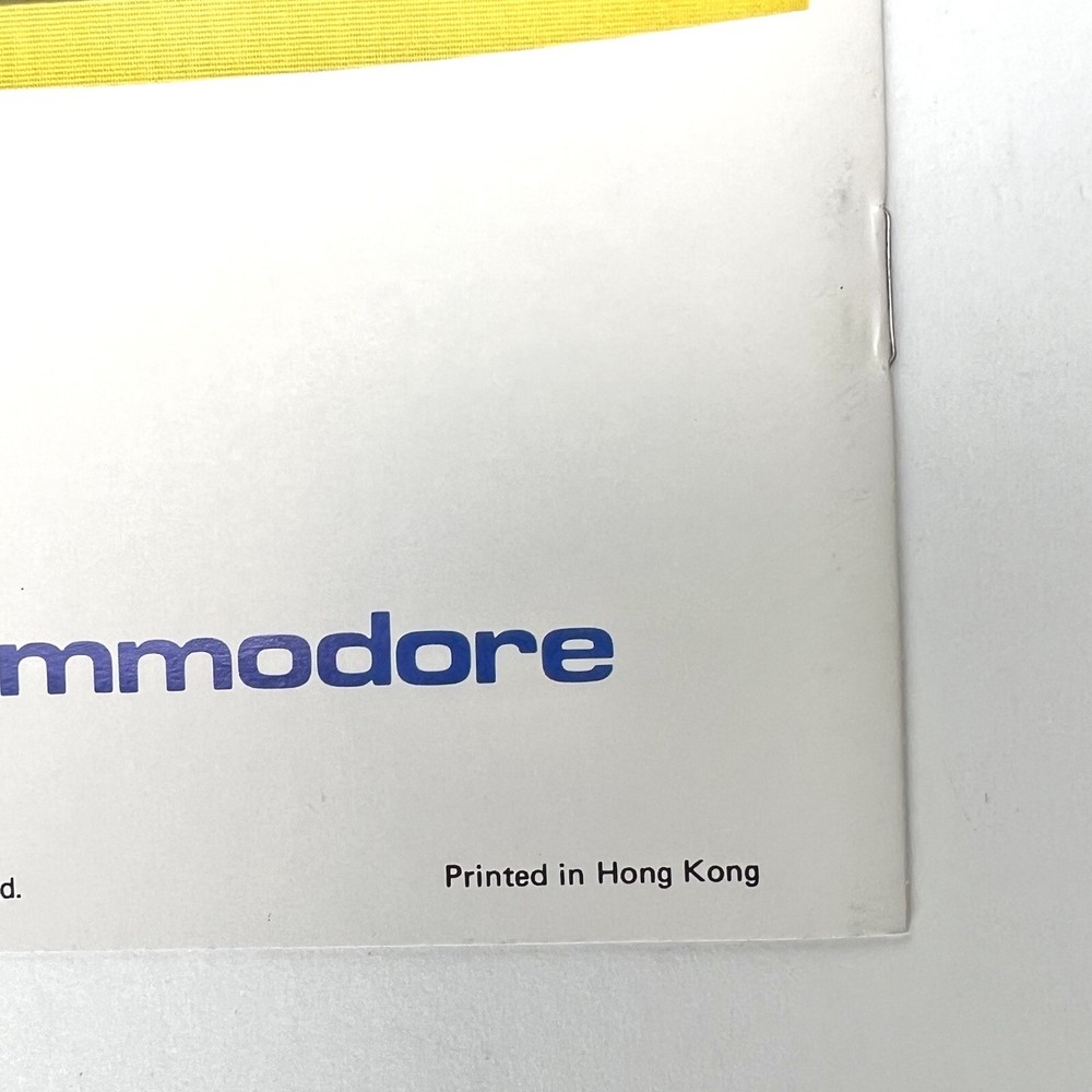 1983 Commodore 64 Visible Solar System Computer Game Manual ONLY