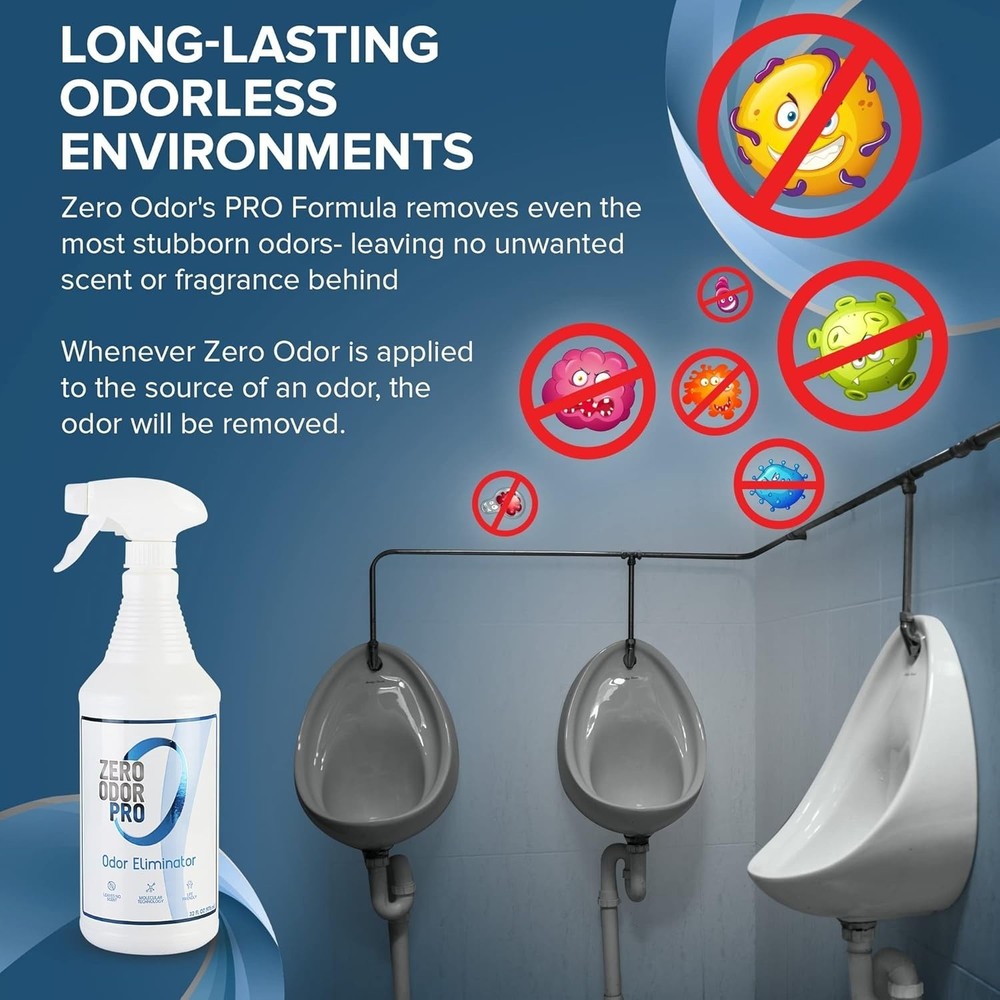 Zero Odor Pro - Commercial Strength Eliminator Odor Neutralizer, Room Deodorizer