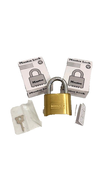 MASTER LOCK 175 CONVINATION PADLOCK - LOT OF 2