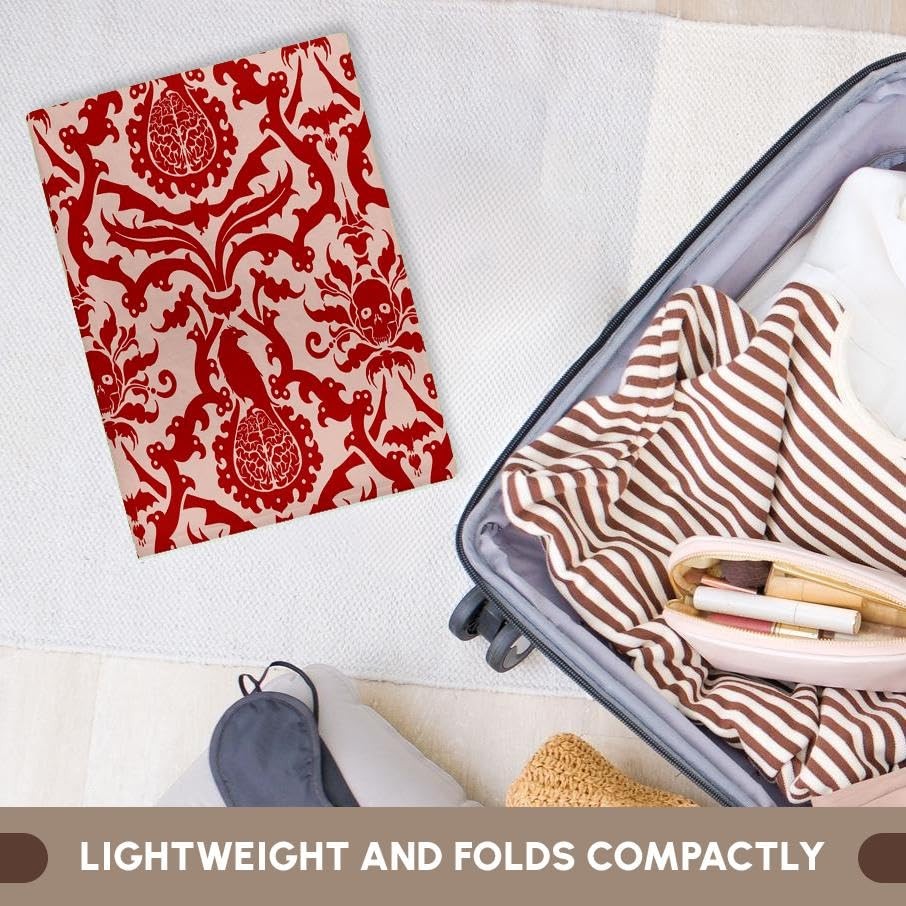 **3dRose Bats Ravens Skulls Goth Horror Dam