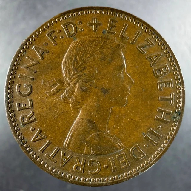 1958 Great Britain Half Penny Choice Example Elizabeth II Bronze