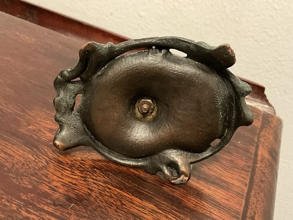 Antique Victorian Figural Cherub Thimble Thread Holder