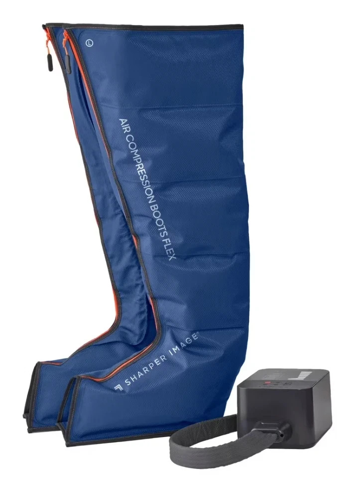 Sharper Image Air Compression Boots Flex Leg Recovery System Massage SMALL MED