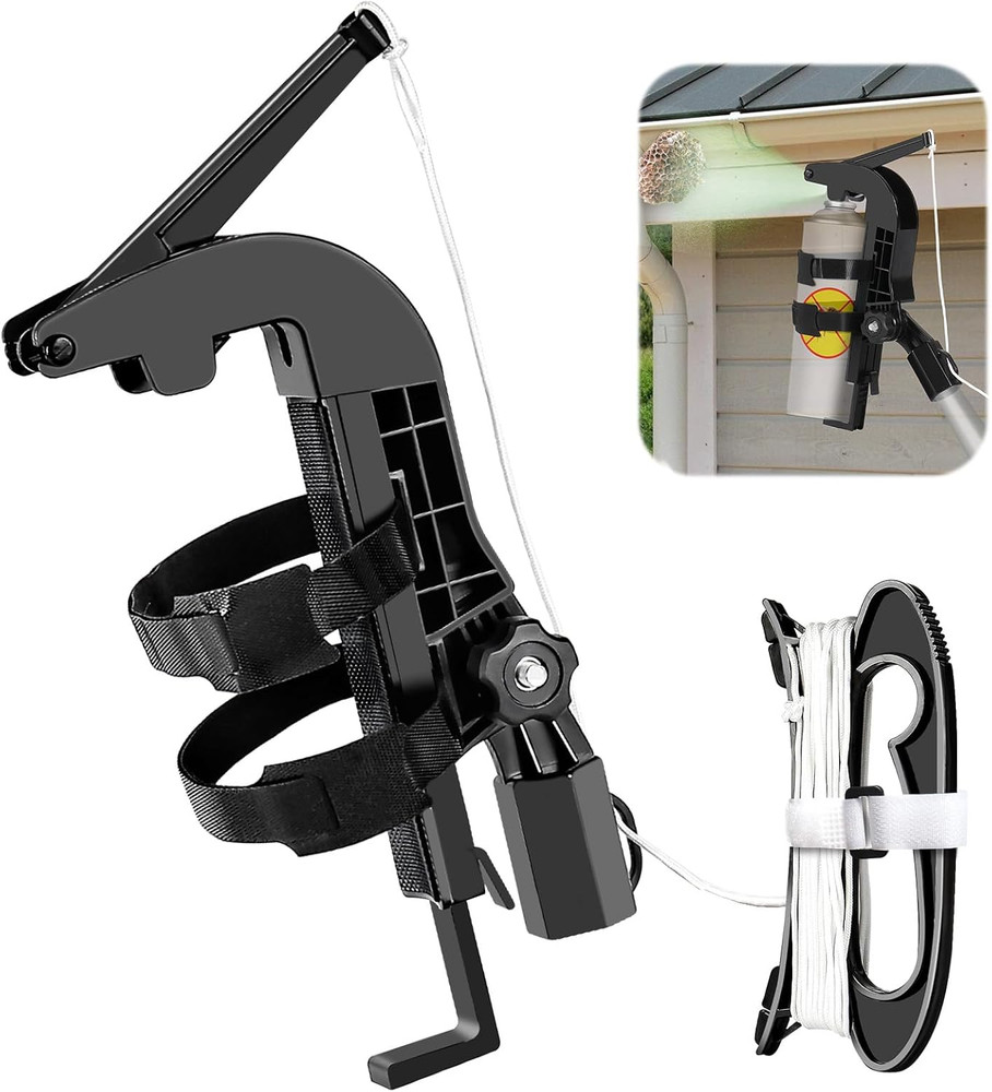 Spray Can Trigger Handle & Extension Adapter for Aerosol Cans, Paint & Duster