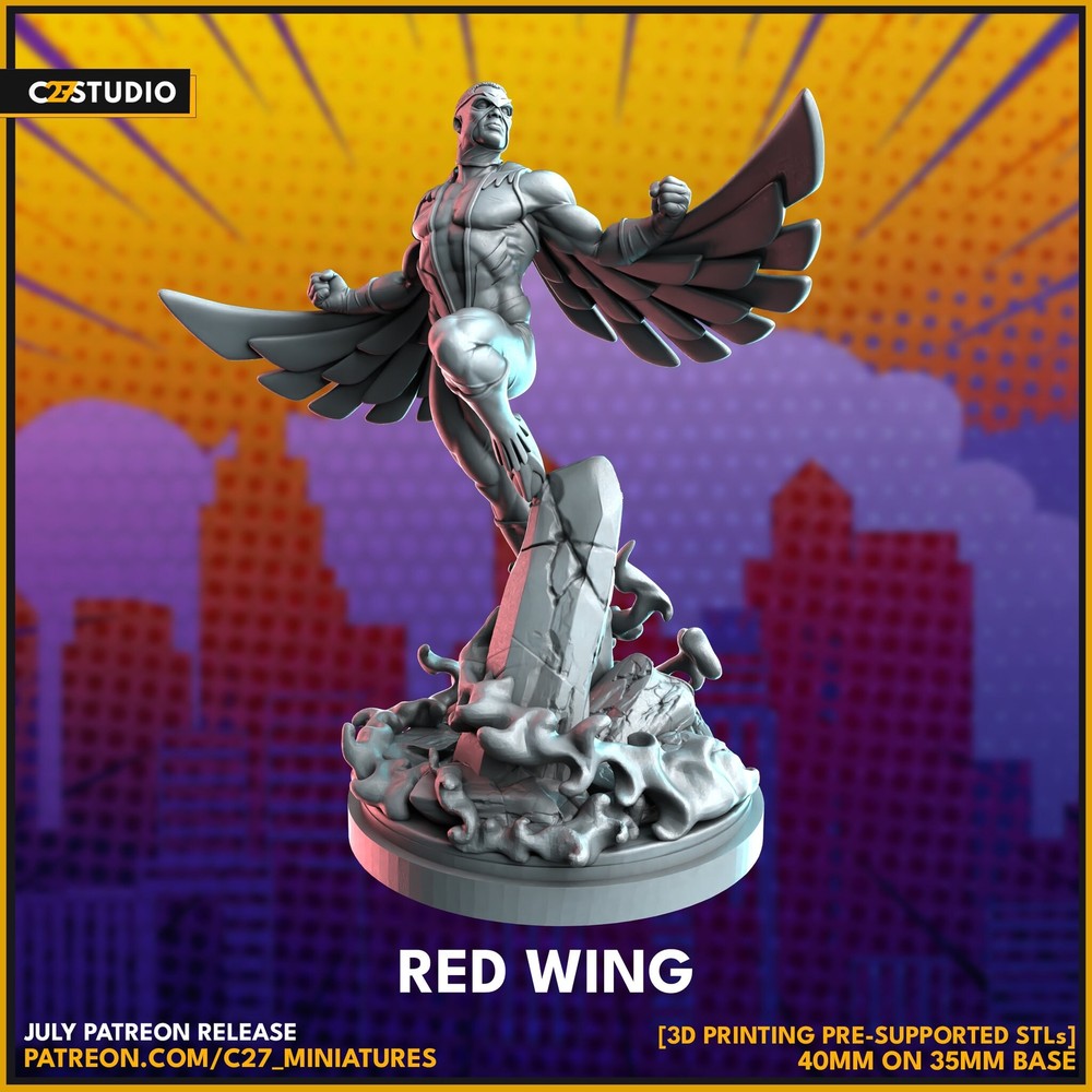 Red Wing | 40mm Crisis Protocol | Tabletop Gaming | Tabletop Miniature |