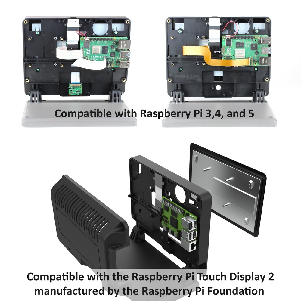 SmartiPi Touch 3 - with The 7" Raspberry Pi Touch Display 2