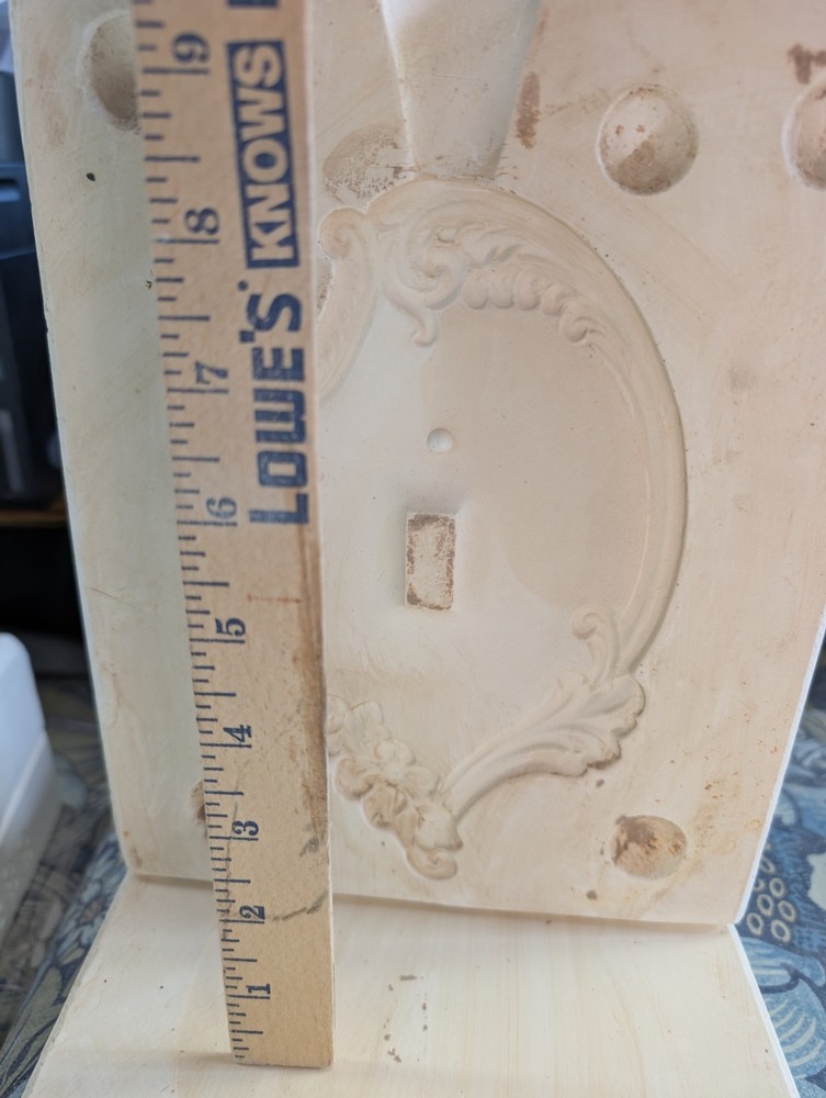 Pretty Light switch Cover Vintage Slip Casting Ceramic Mold